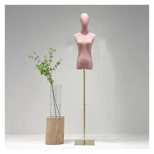 Schneiderpuppe für Damen, Torso, weibliches Kleid, stehender Puppenkörper mit Metallständer, 134 - 190 cm, höhenverstellbar, Schneiderpuppe, Nähtorso für Kleid, Schmuck, Display mit Ständer (G, M Schneiderpuppe für Damen, Torso, weibliches Kleid, stehender Puppenkörper mit Metallständer, 134 - 190 cm, höhenverstellbar, Schneiderpuppe, Nähtorso für Kleid, Schmuck, Display mit Ständer (G, M von Generisch