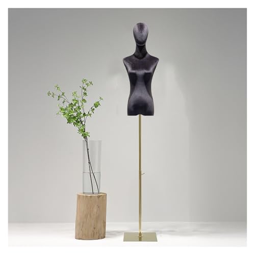 Schneiderpuppe für Damen, Torso, weibliches Kleid, stehender Puppenkörper mit Metallständer, 134 - 190 cm, höhenverstellbar, Schneiderpuppe, Nähtorso für Kleid, Schmuck, Display mit Ständer (G, M Schneiderpuppe für Damen, Torso, weibliches Kleid, stehender Puppenkörper mit Metallständer, 134 - 190 cm, höhenverstellbar, Schneiderpuppe, Nähtorso für Kleid, Schmuck, Display mit Ständer (G, M von Generisch