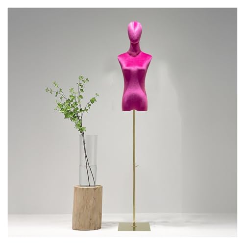 Schneiderpuppe für Damen, Torso, weibliches Kleid, stehender Puppenkörper mit Metallständer, 134 - 190 cm, höhenverstellbar, Schneiderpuppe, Nähtorso für Kleid, Schmuck, Display mit Ständer (G, M Schneiderpuppe für Damen, Torso, weibliches Kleid, stehender Puppenkörper mit Metallständer, 134 - 190 cm, höhenverstellbar, Schneiderpuppe, Nähtorso für Kleid, Schmuck, Display mit Ständer (G, M von Generisch