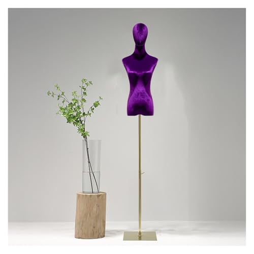 Schneiderpuppe für Damen, Torso, weibliches Kleid, stehender Puppenkörper mit Metallständer, 134 - 190 cm, höhenverstellbar, Schneiderpuppe, Nähtorso für Kleid, Schmuck, Display mit Ständer (G, M Schneiderpuppe für Damen, Torso, weibliches Kleid, stehender Puppenkörper mit Metallständer, 134 - 190 cm, höhenverstellbar, Schneiderpuppe, Nähtorso für Kleid, Schmuck, Display mit Ständer (G, M von Generisch
