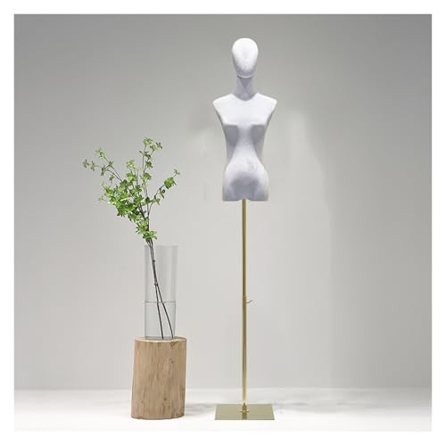 Schneiderpuppe für Damen, Torso, weibliches Kleid, stehender Puppenkörper mit Metallständer, 134 - 190 cm, höhenverstellbar, Schneiderpuppe, Nähtorso für Kleid, Schmuck, Display mit Ständer (G, M Schneiderpuppe für Damen, Torso, weibliches Kleid, stehender Puppenkörper mit Metallständer, 134 - 190 cm, höhenverstellbar, Schneiderpuppe, Nähtorso für Kleid, Schmuck, Display mit Ständer (G, M von Generisch