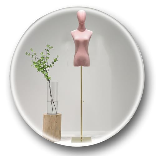 Schneiderpuppe für Damen, Torso-Kleid, stehender Puppenkörper mit verstellbarem Ständer, Schneiderpuppe, Torso mit Kopf für Kleid, Schmuck, Display mit Ständer (G, M, Medium) von Generisch