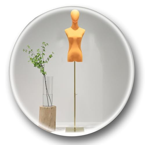 Schneiderpuppe für Damen, Torso-Kleid, stehender Puppenkörper mit verstellbarem Ständer, Schneiderpuppe, Torso mit Kopf für Kleid, Schmuck, Display mit Ständer (G, M, Medium) von Generisch