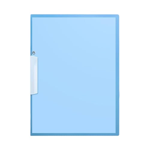 Schnellhefter A 4, 31x23cm Dokumententasche A 4 Schnellhefter Schnellhefter Plastik Stabil Transluzentem PP Heftstreifen Heftschoner für Schule Business Handwerksorganisatoren und (Blue, One Size) von Generisch
