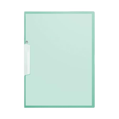Schnellhefter A 4, 31x23cm Dokumententasche A 4 Schnellhefter Schnellhefter Plastik Stabil Transluzentem PP Heftstreifen Heftschoner für Schule Business Handwerksorganisatoren und (Green, One Size) von Generisch