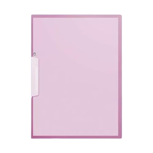 Schnellhefter A 4, 31x23cm Dokumententasche A 4 Schnellhefter Schnellhefter Plastik Stabil Transluzentem PP Heftstreifen Heftschoner für Schule Business Handwerksorganisatoren und (Pink, One Size) von Generisch