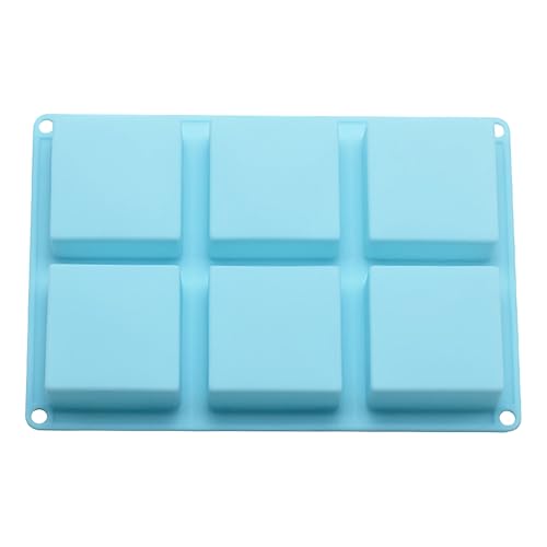 Schokoladenformen - 6 Fächer Silicone Backform Mit Antihaftbeschichtung Quadratisch Würfelförmig | Antihaft Backzubehör Quadratische Backwerkzeuge Für Knete Seifenherstellung Gips Resin Süßigkeiten Schokoladenformen - 6 Fächer Silicone Backform Mit Antihaftbeschichtung Quadratisch Würfelförmig | Antihaft Backzubehör Quadratische Backwerkzeuge Für Knete Seifenherstellung Gips Resin Süßigkeiten von Generisch