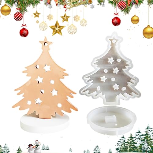 Schokoladenformen | Silikonformen aus Epoxidharz, handgefertigte Seife, Weihnachtsbaum-Form für Heimdekoration, Basteldekoration von Generisch