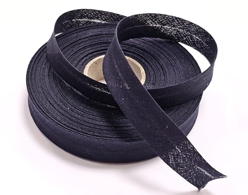 Schrägband Baumwolle vorgefalzt 40/20mm nachtblau 10m Schrägband Baumwolle vorgefalzt 40/20mm nachtblau 10m von Generisch