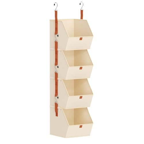Schrank-Organizer – 4-stöckiger Kleider-Organizer | platzsparende Behälterboxen für Kleidung, Waschtisch, Wäsche, Zuhause, Schlafsaal, Garage, Organisation Schrank-Organizer – 4-stöckiger Kleider-Organizer | platzsparende Behälterboxen für Kleidung, Waschtisch, Wäsche, Zuhause, Schlafsaal, Garage, Organisation von Generisch