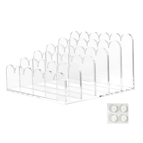 Schreibtisch Organizer Halter,5 Fächer Dokumente Halter Transparent Für Schreibtisch - Multifunktional Für Briefe Rechnungen Notizblöcke Umschläge Schreibtisch Organizer Halter,5 Fächer Dokumente Halter Transparent Für Schreibtisch - Multifunktional Für Briefe Rechnungen Notizblöcke Umschläge von Generisch