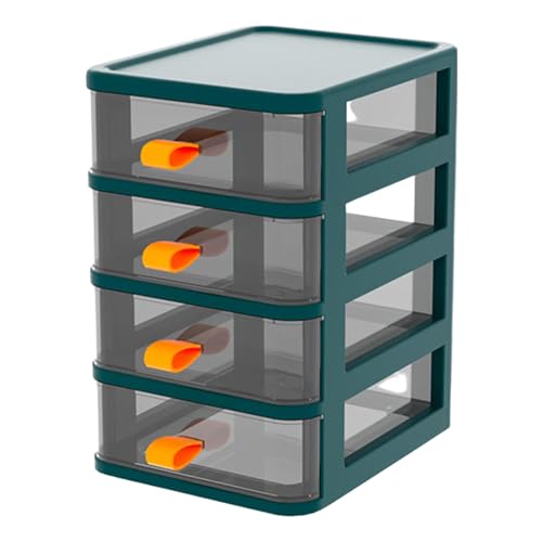 Schreibtisch-Schubladen-Organizer – Acryl-Aufbewahrungsbehälter, Kristall-Schubladen-Mülleimer, Mehrzweck-Sortierbox mit glattem Silikongriff, Kosmetik-Zubehör, Schubladenbox für Kosmetik, Gadgets von Generisch