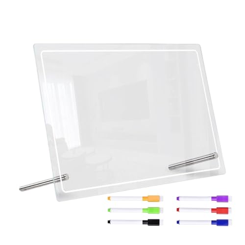 Schreibtisch-Whiteboard, löschbares Whiteboard, Zeichenbrett, Mehrzweck-Schreibtisch-Notizblock, Nachrichtenblock für Zuhause, Schule, Unternehmen von Generisch