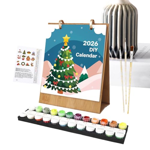 Schreibtischkalender 2026, Weihnachtsmalerei, Schreibtischunterlage, Kalender, Kunstbedarf, Planer, Basteln, Malen, akademisch für Lehrer, Schule, Klassenzimmer, Teenager, Kinder, Küche, Zuhause Schreibtischkalender 2026, Weihnachtsmalerei, Schreibtischunterlage, Kalender, Kunstbedarf, Planer, Basteln, Malen, akademisch für Lehrer, Schule, Klassenzimmer, Teenager, Kinder, Küche, Zuhause von Generisch