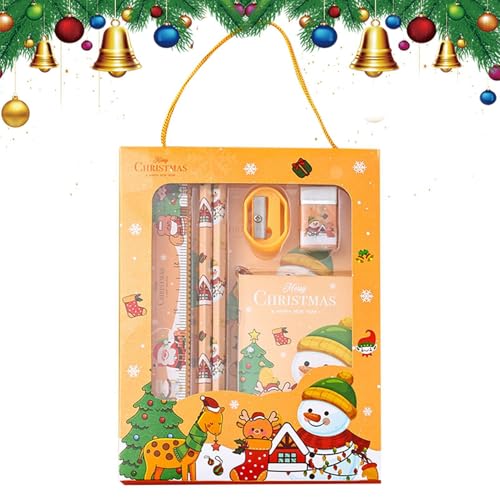Schreibwaren Für Die Weihnachtsschule Weihnachtszubehör Weihnachtsfeier Gastgeschenke Urlaub Schreibwaren Set Für Weihnachtsstudenten Weihnachts Schreibwaren Verpackung Weihnachten von Generisch