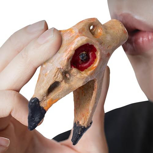 Schreien Pfeife - Lautes schreiendes Streichspielzeug | Scherzspielzeug mit gruseligem Soundeffekt | Tragbare Horror Geräuschpfeife für Halloween Party Spaß | Gruseliges Sound-Gadget für Kinder & Erwa Schreien Pfeife - Lautes schreiendes Streichspielzeug | Scherzspielzeug mit gruseligem Soundeffekt | Tragbare Horror Geräuschpfeife für Halloween Party Spaß | Gruseliges Sound-Gadget für Kinder & Erwa von Generisch
