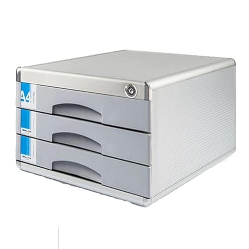 Schubladenbox aus Metall, abschließbarer Aufbewahrungsschrank, Büro-Organizer für effizientes Aktenmanagement Schubladenbox aus Metall, abschließbarer Aufbewahrungsschrank, Büro-Organizer für effizientes Aktenmanagement von Generisch