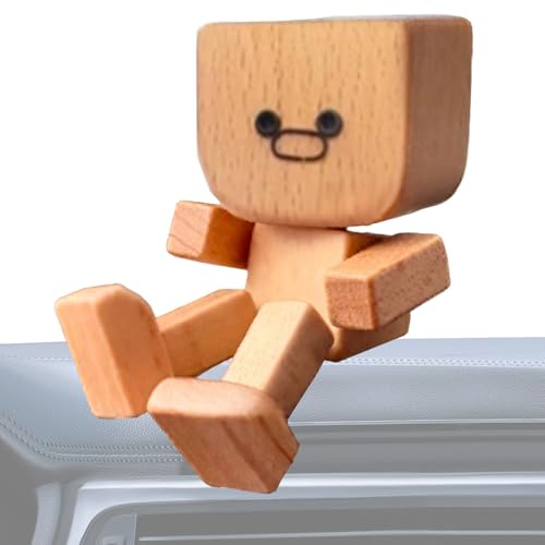 Schüttelkampfmann Figur - Kinetisches Holzspielzeug, Wackelnde Holzfigur | Handgefertigtes Holzkunststück, Stress Relief Office, Neuheit Geschenk Für - Oder Arbeitschalter, Langlebige Natürl Schüttelkampfmann Figur - Kinetisches Holzspielzeug, Wackelnde Holzfigur | Handgefertigtes Holzkunststück, Stress Relief Office, Neuheit Geschenk Für - Oder Arbeitschalter, Langlebige Natürl von Generisch