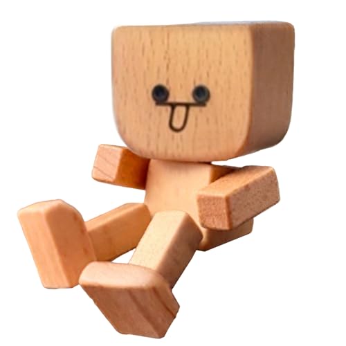 Schüttelkampfmann Figur - Kinetisches Holzspielzeug, Wackelnde Holzfigur | Handgefertigtes Holzkunststück, Stress Relief Office, Neuheit Geschenk Für - Oder Arbeitschalter, Langlebige Natürl Schüttelkampfmann Figur - Kinetisches Holzspielzeug, Wackelnde Holzfigur | Handgefertigtes Holzkunststück, Stress Relief Office, Neuheit Geschenk Für - Oder Arbeitschalter, Langlebige Natürl von Generisch