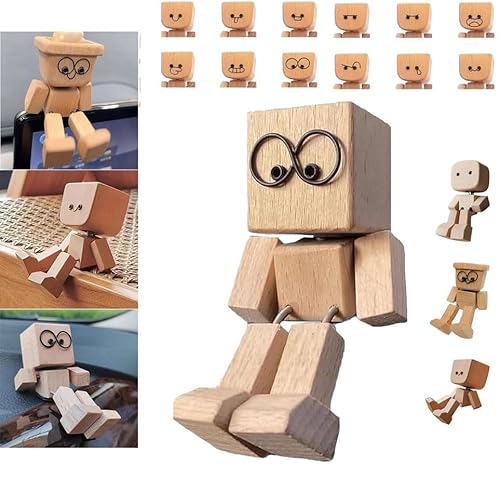 Schüttelnde Holzfiguren Magicgift Holzfigur Wackelfigur Actionfigur mit Füßen Dekor Wackelmann Mit Wackelfüßen Magnetischen Ausdrücken Schaukelfigur Wackelnder Holzmann für Auto Schüttelnde Holzfiguren Magicgift Holzfigur Wackelfigur Actionfigur mit Füßen Dekor Wackelmann Mit Wackelfüßen Magnetischen Ausdrücken Schaukelfigur Wackelnder Holzmann für Auto von Generisch