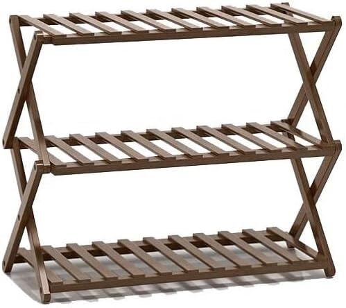 Schuhregal Schuhschrank Faltbar Freistehend Schuhaufbewahrungsregal X-förmige Kreuzstruktur Mehrschichtig Geeignet Für Kleiderschrank Eingang Schuhaufbewahrung Rack von Generisch