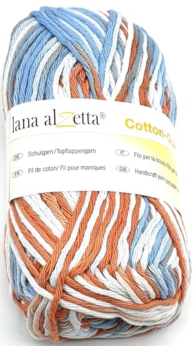 Schulgarn Topflappengarn Häkelgarn 50 g 100% Baumwolle (9050 - sylt) von Generisch