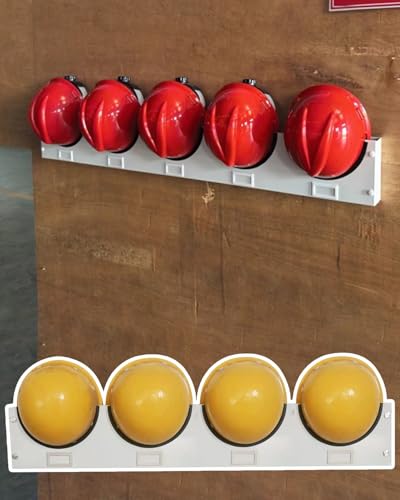 Schutzhelmhalter für die Wand – robuster Organizer für 1–5 Schutzhelme, Helmhalter für die Werkstatt, langlebige Feuerwehrhelmständer, platzsparende Aufbewahrung von Schutzhelmen (für 4 Helm Schutzhelmhalter für die Wand – robuster Organizer für 1–5 Schutzhelme, Helmhalter für die Werkstatt, langlebige Feuerwehrhelmständer, platzsparende Aufbewahrung von Schutzhelmen (für 4 Helm von Generisch