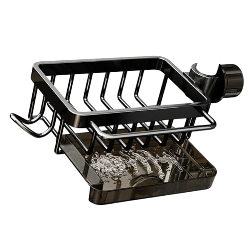 Schwammhalter über Wasserhahn, Küchenschwammhalter – Küchenspüle, Schwammhalter, Wasserhahn-Aufbewahrungskorb für den Schreibtisch Schwammhalter über Wasserhahn, Küchenschwammhalter – Küchenspüle, Schwammhalter, Wasserhahn-Aufbewahrungskorb für den Schreibtisch von Generisch