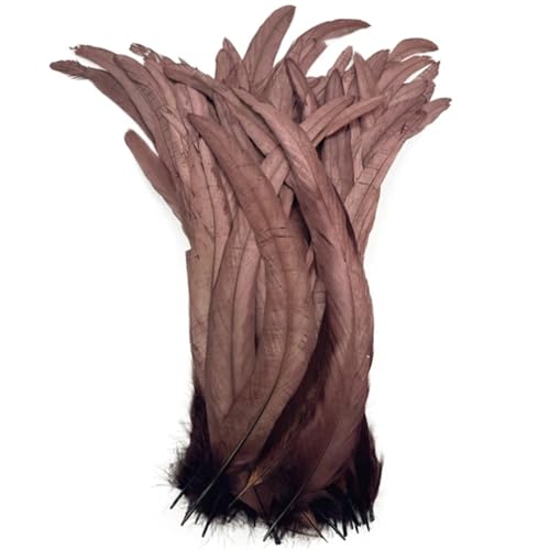 Schwarze Hahnfedern, 40–45 cm, lange Hahnfedern für Bastelarbeiten, Hochzeitsdekoration, DIY, Dunkelbraun, 500 Stück Schwarze Hahnfedern, 40–45 cm, lange Hahnfedern für Bastelarbeiten, Hochzeitsdekoration, DIY, Dunkelbraun, 500 Stück von Generisch