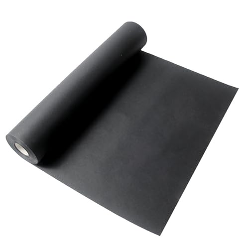 Schwarzes Kraftpapier - Natürliches Recyclingpapier, Kraftpapierrolle Ideal für Kunsthandwerk, Kunst, Kleine Geschenkverpackungen, Verpackung, Post, Versand und Pakete Schwarzes Kraftpapier - Natürliches Recyclingpapier, Kraftpapierrolle Ideal für Kunsthandwerk, Kunst, Kleine Geschenkverpackungen, Verpackung, Post, Versand und Pakete von Generisch