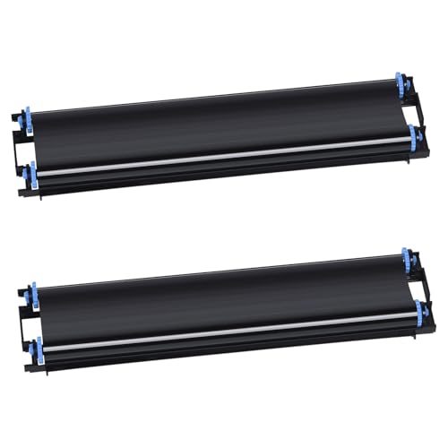 Schwarzes Thermotransferband,Schwarzes, tintenfreies Druckerband | 2 Rollen 215 mm Thermotransferband für Thermodrucker MT800 von Generisch