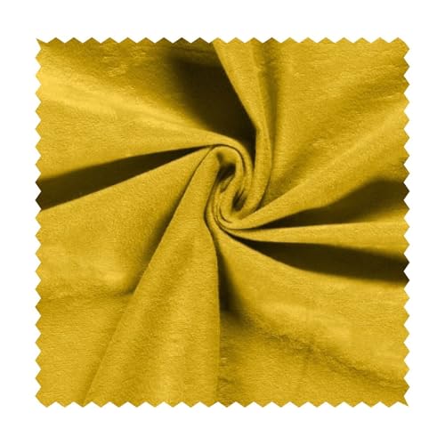 Schwedenleder Aloba - Wildlederimitat - 100% Polyester - Kunstleder Stoff Meterware *Ab 50cm, Farbe: 031 gelb Schwedenleder Aloba - Wildlederimitat - 100% Polyester - Kunstleder Stoff Meterware *Ab 50cm, Farbe: 031 gelb von Generisch