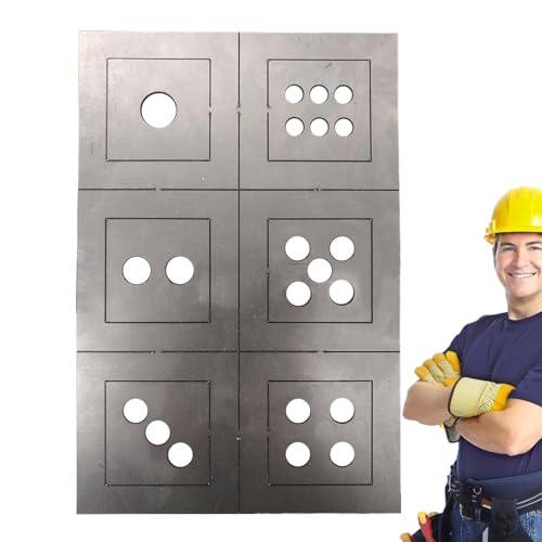 Schweiß-Übungs-Set, Würfel – Schweißausrüstung, Baustahlplatte, stabile kohlenstoffarme Stahlbleche für Anfänger, zum Üben von Schweißen, Spielbegeisterten Schweiß-Übungs-Set, Würfel – Schweißausrüstung, Baustahlplatte, stabile kohlenstoffarme Stahlbleche für Anfänger, zum Üben von Schweißen, Spielbegeisterten von Generisch