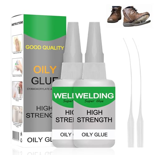 Schweißen Öliger Kleber, 2026 Neu 50g Mächtiger Universalkleber, Mehrzweckuniversitäre Kleber für Haushaltsgebrauch, Multifungctional Glue Extra Stark für Kunststoff Metall Keramik Leder Harz (2PCS) von Generisch