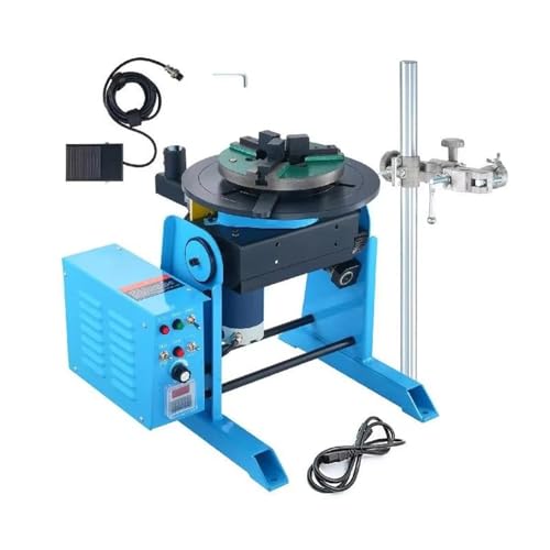 Schweißpositionierer, 30 kg, 0–90 ° Drehteller mit 1–12 U/min Geschwindigkeit für Präzisionsschweißen, 80 W Leistung Schweißpositionierer, 30 kg, 0–90 ° Drehteller mit 1–12 U/min Geschwindigkeit für Präzisionsschweißen, 80 W Leistung von Generisch