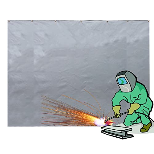 Schweißschutzvorhang, robuste feuerfeste Decke für den industriellen und privaten Gebrauch, hält bis zu 982 °C stand von Generisch