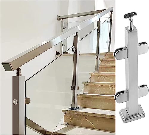 Schwenkverbinder Klemme für Glasgeländerpfosten, sicherer Sitz an quadratischen oder runden Handläufen, Balustraden-Installationslösung Schwenkverbinder Klemme für Glasgeländerpfosten, sicherer Sitz an quadratischen oder runden Handläufen, Balustraden-Installationslösung von Generisch