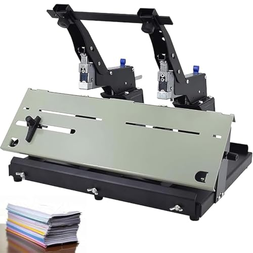 Schwerlasthefter, Multifunktions-Heftmaschine, Heftklammern 23/6, 23/8, 23/10, Bindungstiefe 10cm, 40 mal/min für Büro und Zuhause von Generisch