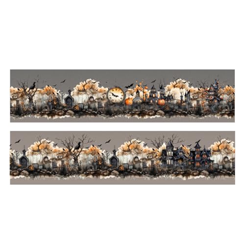 Scrapbook Klebeband Set - Bastelklebeband Set für Festlichkeiten - Festliche Gothische Aufkleberrolle Für Festtage Schule Tagebuch Basteln Scrapbook Klebeband Set - Bastelklebeband Set für Festlichkeiten - Festliche Gothische Aufkleberrolle Für Festtage Schule Tagebuch Basteln von Generisch