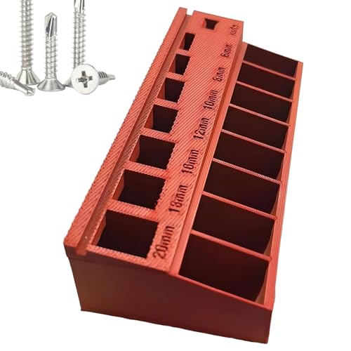 Screw Tray Organizer, Bolzen Aufbewahrungs Sortierbox, Hardware Nuts Bolts Für Aufbewahrung Und Zuhause, Arbeit, Werkzeugkompartiment Organizer Tablett, Präzise Tragbare Robuste Schraubensortierer Screw Tray Organizer, Bolzen Aufbewahrungs Sortierbox, Hardware Nuts Bolts Für Aufbewahrung Und Zuhause, Arbeit, Werkzeugkompartiment Organizer Tablett, Präzise Tragbare Robuste Schraubensortierer von Generisch