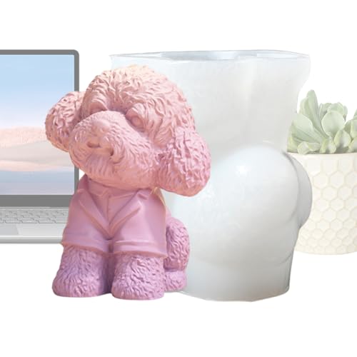 Seife in Tierform, 3D, Gießformen | Wiederverwendbares Epoxidharz und Gips für Hochzeitstischdekoration, Heimdekoration, Ornamente, dreidimensionales Tier sitzende Katze, Welpe Seife in Tierform, 3D, Gießformen | Wiederverwendbares Epoxidharz und Gips für Hochzeitstischdekoration, Heimdekoration, Ornamente, dreidimensionales Tier sitzende Katze, Welpe von Generisch