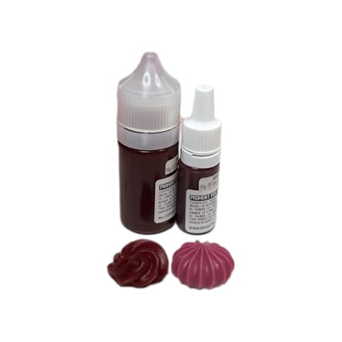 Seifenfarbe für DIY Proekte | Flüssig | Hohe Qualität | Dekorative Anwendungen | Hohe Farbintensität | große Auswahl (106 Cherry, 10 ml) von Generisch