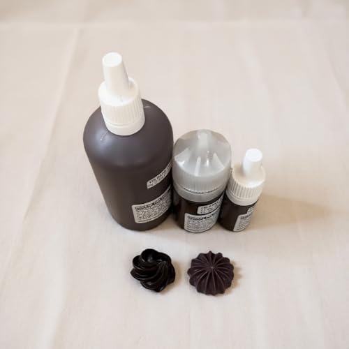 Seifenfarbe für DIY Proekte | Flüssig | Hohe Qualität | Dekorative Anwendungen | Hohe Farbintensität | große Auswahl (110 Dark Schokolate, 10 ml) von Generisch