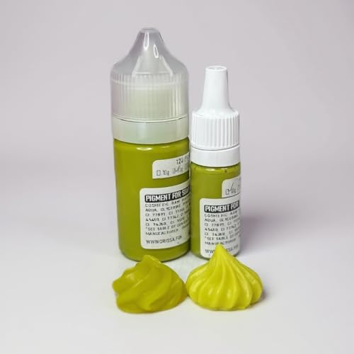Seifenfarbe für DIY Proekte | Flüssig | Hohe Qualität | Dekorative Anwendungen | Hohe Farbintensität | große Auswahl (123 Pear, 10 ml) von Generisch