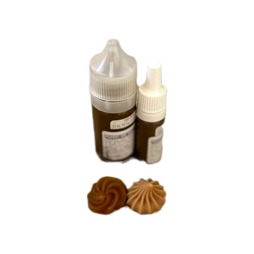 Seifenfarbe für DIY Proekte | Flüssig | Hohe Qualität | Dekorative Anwendungen | Hohe Farbintensität | große Auswahl (132 Ocher, 10 ml) von Generisch
