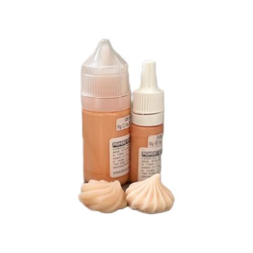 Seifenfarbe für DIY Proekte | Flüssig | Hohe Qualität | Dekorative Anwendungen | Hohe Farbintensität | große Auswahl (135 Body White 1, 10 ml) von Generisch