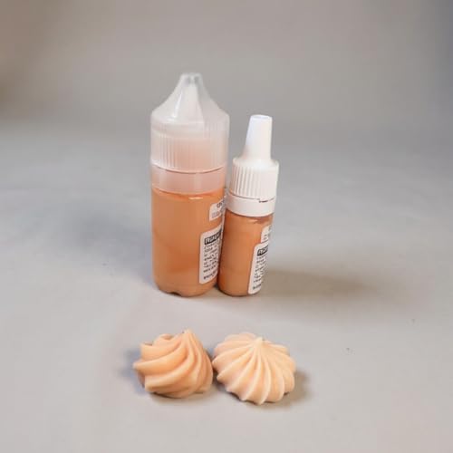 Seifenfarbe für DIY Proekte | Flüssig | Hohe Qualität | Dekorative Anwendungen | Hohe Farbintensität | große Auswahl (136 Body White 2, 10 ml) von Generisch