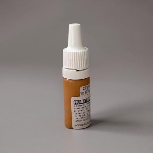 Seifenfarbe für DIY Proekte | Flüssig | Hohe Qualität | Dekorative Anwendungen | Hohe Farbintensität | große Auswahl (220 Cream Cheese, 10 ml) von Generisch