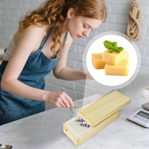 Seifenformen,Rechteckige Silikonformen Für Seifenlaibe | 1300ml Förmchen Mit Einfacher Entformung Für Handarbeit Projekte Wie Handgemachte Schokolade Kuchen Pudding von Generisch