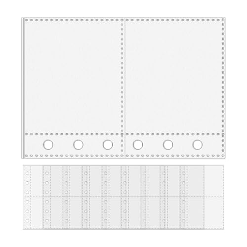 Seitenschutz, A7, 6-Ringbuch-Fotohüllen, transparente Dokumentenhüllen für Büro, Verwaltungspersonal, Projektmanager, Pädagogen, Lehrer, Künstler, Skizzierer, Profis Seitenschutz, A7, 6-Ringbuch-Fotohüllen, transparente Dokumentenhüllen für Büro, Verwaltungspersonal, Projektmanager, Pädagogen, Lehrer, Künstler, Skizzierer, Profis von Generisch